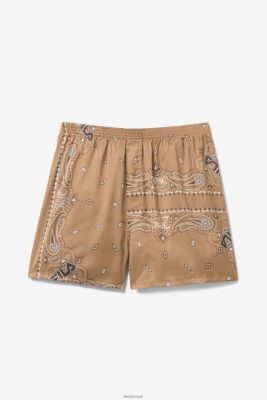 FILA Danmark - 2pac bandana print boxer fila tobak brun/hvid V4N06V962