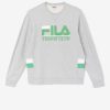 FILA Danmark - ameh sweatshirt lys grå/jelly bean/hvid fila V4N06V467