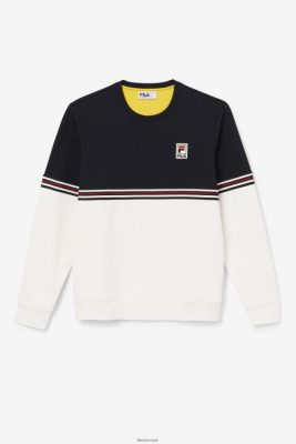 FILA Danmark - asha crew fila sort/gardenia/gul V4N06V470