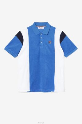 FILA Danmark - astro frotté polo fila kraftig blå/hvid/marineblå V4N06V254