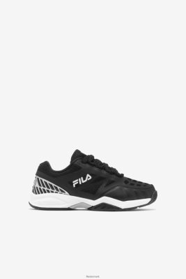 FILA Danmark - børns axilus jr fila sort/hvid/metallisk sølv V4N06V2300