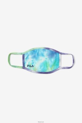 FILA Danmark - blue tie dye ansigtsmaske fila blue aqua tie dye V4N06V1040