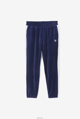 FILA Danmark - brice velour bukser marineblå/hvid/rød fila V4N06V569