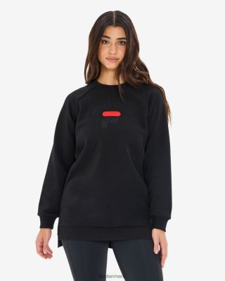 FILA Danmark - dame amara crew tunika sort fila V4N06V2969