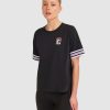 FILA Danmark - dame chiara t-shirt sort fila V4N06V2861