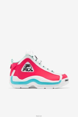 FILA Danmark - dame grant hill 2 hvid/diva pink/blå fila V4N06V1187