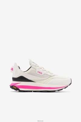 FILA Danmark - dame r1 runner x barneys fila hvid/pink glo/sort V4N06V1334