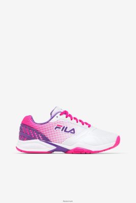 FILA Danmark - dame volley zone fila hvid/pink glo/lilla V4N06V2048