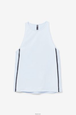 FILA Danmark - fi-lux løs tanktop blå tåge/sort fila V4N06V1931