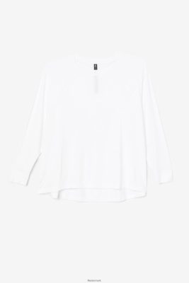 FILA Danmark - fi-lux mesh ryg langærmet crew fila hvid V4N06V1898