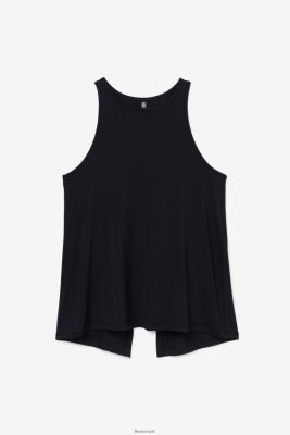 FILA Danmark - fi-lux sort tanktop fila med åben ryg V4N06V1862