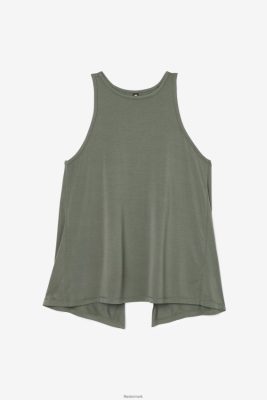 FILA Danmark - fi-lux tanktop med åben ryg timian fila V4N06V1865