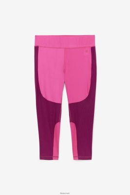 FILA Danmark - forza tekstureret lang legging lys pink/magenta lilla fila V4N06V2003