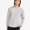 FILA Danmark - herre basic l/s t-shirt fila sølv marle V4N06V2552