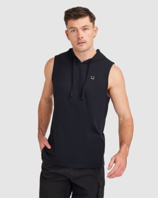 FILA Danmark - herre blake hættetrøje tank fila sort V4N06V2426