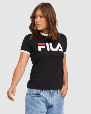 FILA Danmark - klassisk ringe-t-shirt til kvinder sort fila V4N06V2903