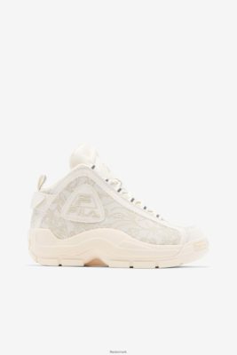 FILA Danmark - kvinders grant hill 2 blomsterjacquard gardenia/turtledue fila V4N06V1265