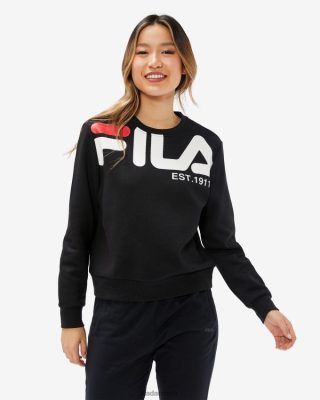 FILA Danmark - kvinders grazia crew sort fila V4N06V2957