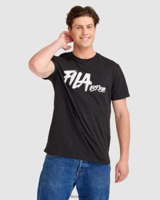 FILA Danmark - lewis t-shirt sort fila V4N06V2315