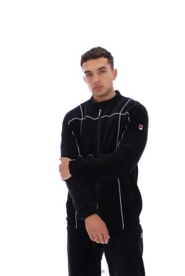 FILA Danmark - stødtænd klassisk velour mode track top fila V4N06V3323