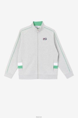 FILA Danmark - sutton træningsjakke lys grå/jelly bean/hvid fila V4N06V875