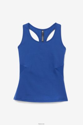 FILA Danmark - uplift åben racerback tank top fila navy pæon/sort V4N06V1874