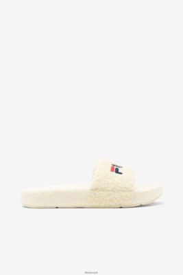 FILA Sandaler - creme/marineblå/rød fila fuzzy drifter til kvinder V4N06V1353