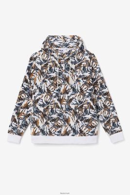 FILA Sandaler - harbor mist print dinn hættetrøje fila V4N06V552
