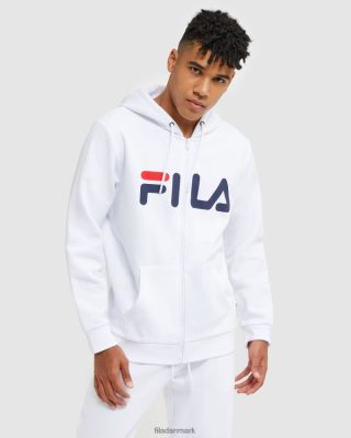 FILA Sandaler - hvid fila klassisk unisex jakke med lynlås V4N06V2499