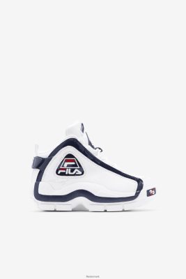 FILA Sandaler - hvid/marineblå/rød fila little kids' Grant Hill 2 25-års jubilæumsudgave V4N06V2223