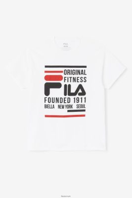 FILA Sandaler - hvid/sort/rød fila original fitness-t-shirt V4N06V351