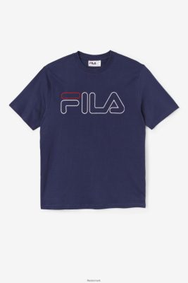 FILA Sandaler - marineblå/hvid/rød fila borough t-shirt V4N06V279