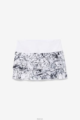 FILA Sandaler - marmor print/hvid fila pickleball tiered trykt skort V4N06V2043
