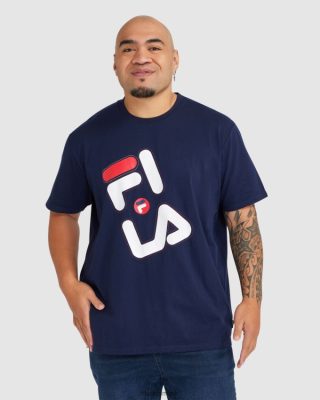 FILA Sandaler - ny marineblå fila herre plus kiley t-shirt V4N06V2391