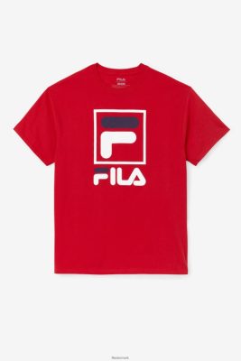 FILA Sandaler - rød/hvid/marineblå stablet t-shirt fila V4N06V306