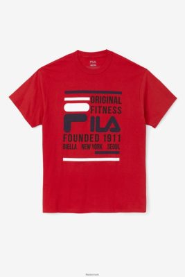 FILA Sandaler - rød/marineblå/hvid original fitness t-shirt fila V4N06V354