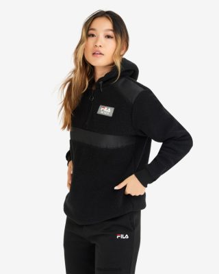 FILA Sandaler - sort dame janet bamse qtr zip fila V4N06V2952