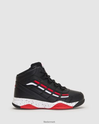 FILA Sandaler - sort/hvid/fred kids spitfire fila V4N06V3066