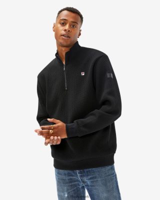 FILA Sandaler - sort mænds badge 2.0 qtr zip fila V4N06V2604