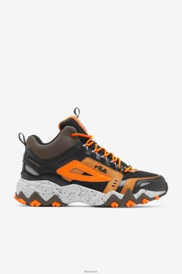 FILA Sandaler - sort/større brun/orange fila herre oakmont tr midt V4N06V63