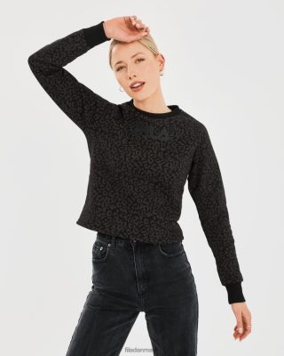 FILA Sandaler - sorte kvinders volta crew fila V4N06V2808