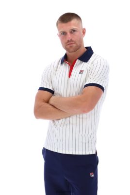 FILA Sko - bb1 fila klassisk vintage stribet polo V4N06V3313