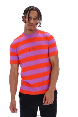 FILA Sko - fila barney unisex oversized stribet t-shirt V4N06V3259