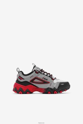 FILA Sko - fila big kids' oakmont tr metallic sølv/sort/rød V4N06V2143