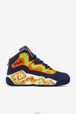 FILA Sko - fila blå/rød orange/hvid herre mb V4N06V34