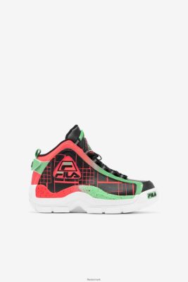 FILA Sko - fila black/firy coral/green ash little kids' grant hill 2 V4N06V2218