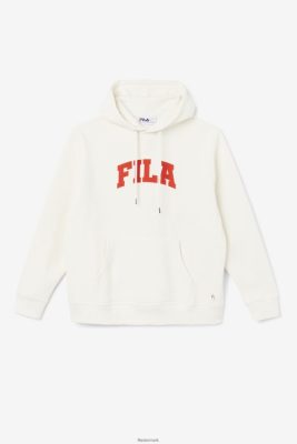 FILA Sko - fila brook hættetrøje gardenia/ildrød V4N06V493