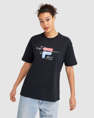 FILA Sko - fila cinzia t-shirt til kvinder sort V4N06V2839