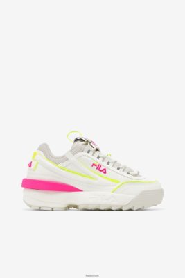 FILA Sko - fila dame disruptor 2 exp hvid/hvid sand/pink glo V4N06V1171