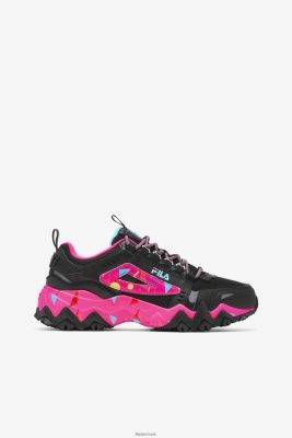 FILA Sko - fila dame oakmont tr sort/pink glo/bluefish V4N06V1261